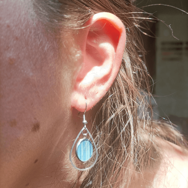 Boucles d'oreilles 'Ondée'