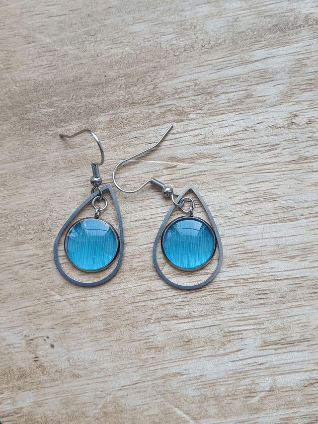 Boucles d'oreilles 'Ondée'