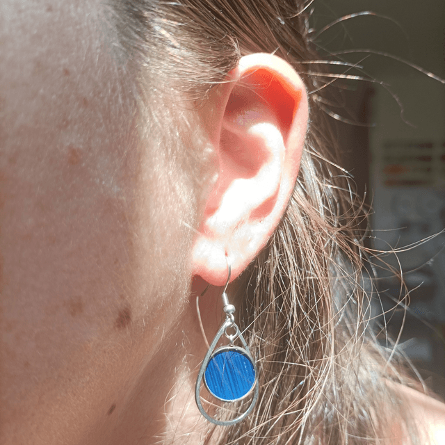 Boucles d'oreilles 'Ondée'